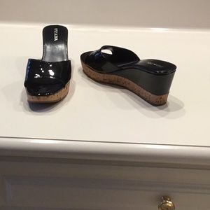 Prada wedges
